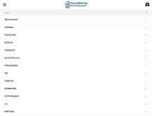 Tablet Screenshot of frontloadbearings.com